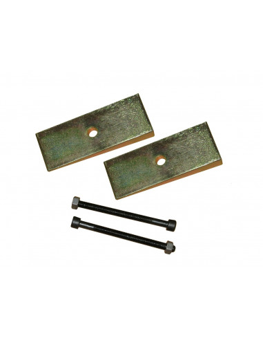 CUNAS BILLET STEEL RUSTY'S - PAR - 2 PULGADAS / 6 grados PARA JEEP CON BALLESTAS