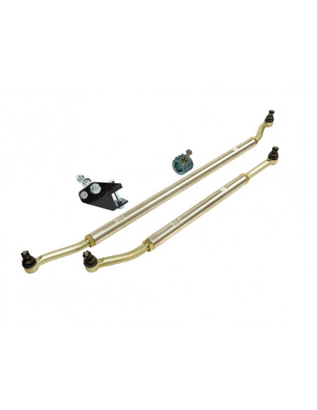 SISTEMA DE DIRECCION HD DE ALUMINIO RUSTY'S - JEEP JL WRANGLER / JT GLADIATOR - CON SOPORTE AMORTIGUADOR