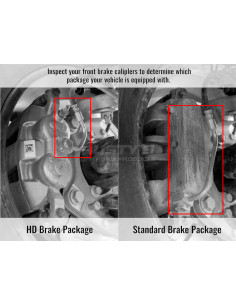 MANGUERAS DE FRENO ACERO INOXIDABLE DELANTERA Y TRASERA RUSTY'S JL WRANGLER HD 392 4XE XR 2