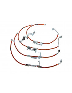 MANGUERAS DE FRENO ACERO INOXIDABLE DELANTERA Y TRASERA RUSTY'S JL WRANGLER HD