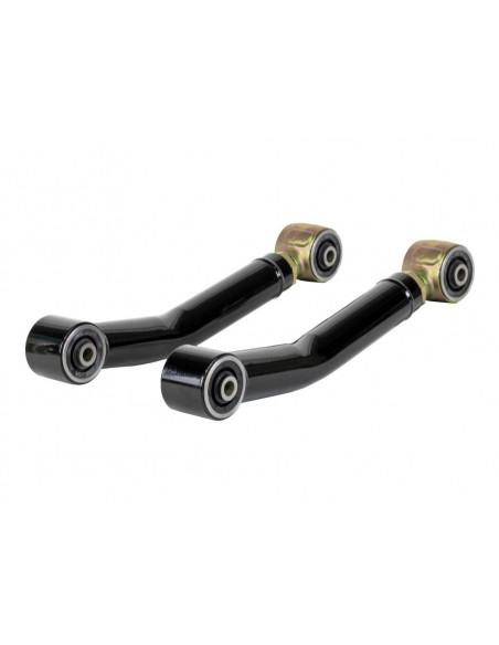 BRAZOS DE CONTROL INFERIORES AJUSTABLES DELANTEROS RUSTY'S CON EXTREMOS DE GOMA FORJADOS XJ TJ