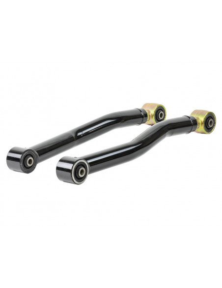 BRAZOS DE CONTROL INFERIORES DELANTEROS AJUSTABLES RUSTY'S CON EXTREMO DE GOMA FORJADO ALTA COMPENSACION JK