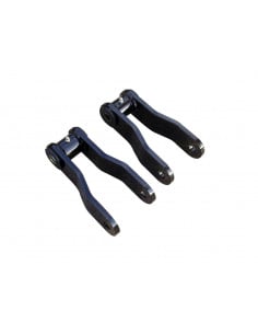 GRILLETES RUSTY'S OFFROAD XJ EXTENDIDOS 0.75" ENGRASABLES PAR ACERO 3/8"