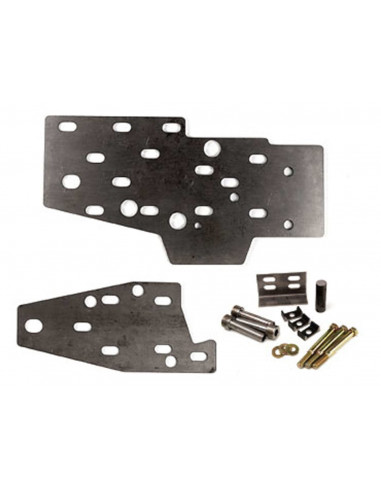 PLACA DE MARCO CAJA DE DIRECCION RUSTY'S - XJ CHEROKEE - LADO DEL CONDUCTOR