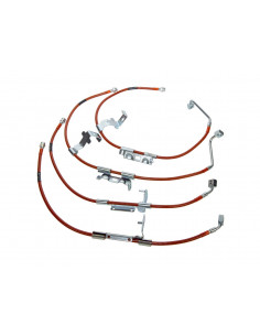MANGUERAS DE FRENO ACERO INOXIDABLE DELANTERA Y TRASERA RUSTY'S JT GLADIATOR