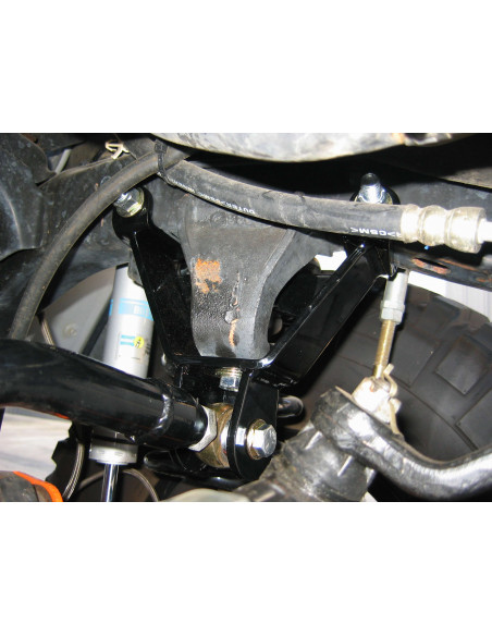 BARRA PANHARD DELANTERA AJUSTABLE HD RUSTY'S CON SOPORTE DE CHASIS JEEP TJ