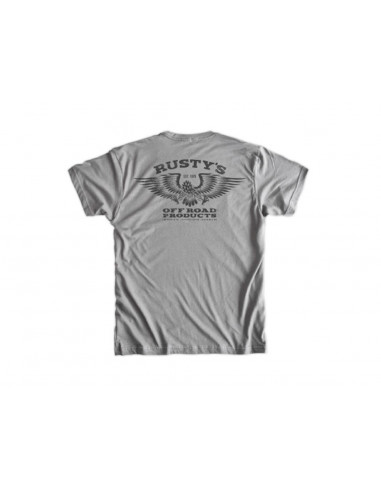 PLAYERA MANGA CORTA RUSTY'S AGUILA - AZUL INDIGO / MEDIANO