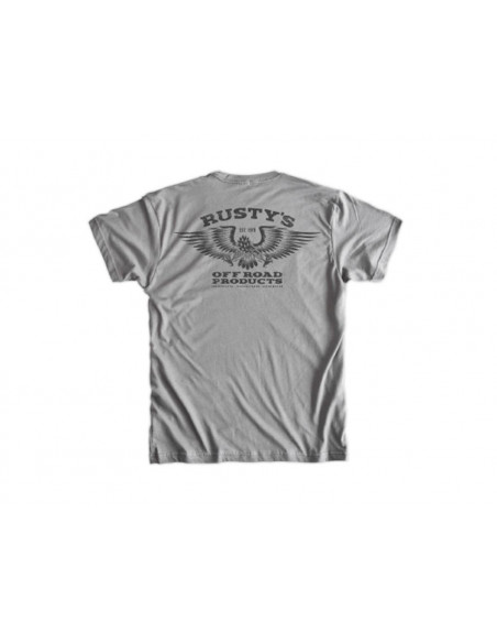 PLAYERA MANGA CORTA RUSTY'S AGUILA - AZUL INDIGO / MEDIANO