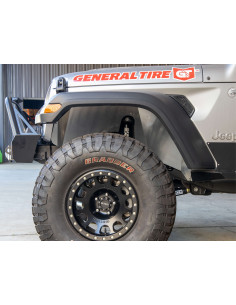 GUARDABARROS INTERNOS DELANTEROS RUSTY'S ALUMINIO EN BRUTO JEEP JL WRANGLER 2018+ / JT GLADIATOR 2020+ 2