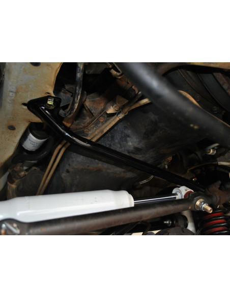 PAQUETE BARRA PANHARD DELANTERA AJUSTABLE HD RUSTY'S XJ CHEROKEE 5-8" ELEVACION