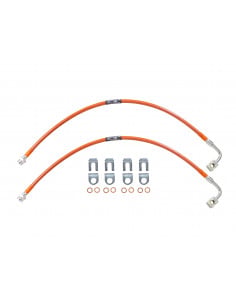 MANGUERAS DE FRENO TRASERAS ACERO INOXIDABLE RUSTY'S JEEP JK