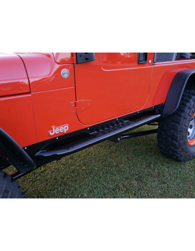 ARMADURA DE ESTRIBOS RUSTY'S ROCKER ARMOR JEEP LJ WRANGLER UNLIMITED 2003-2006