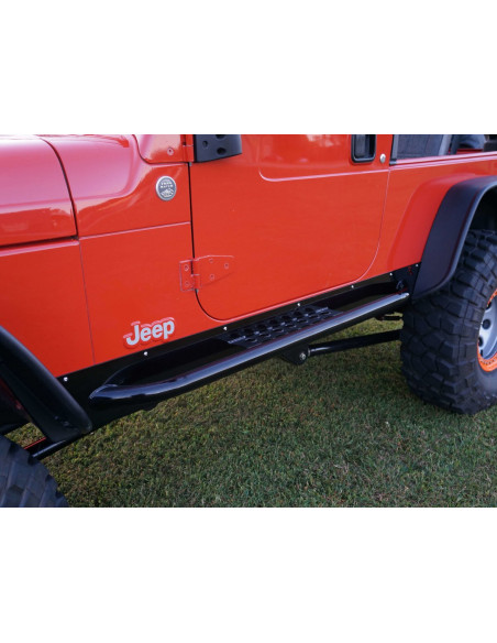 ARMADURA DE ESTRIBOS RUSTY'S ROCKER ARMOR JEEP LJ WRANGLER UNLIMITED 2003-2006