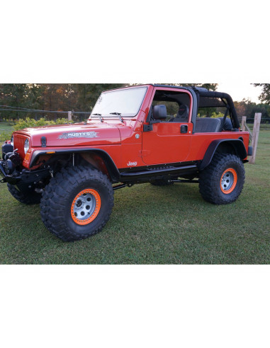ARMADURA DE ESTRIBOS RUSTY'S ROCKER ARMOR JEEP LJ WRANGLER UNLIMITED 2003-2006