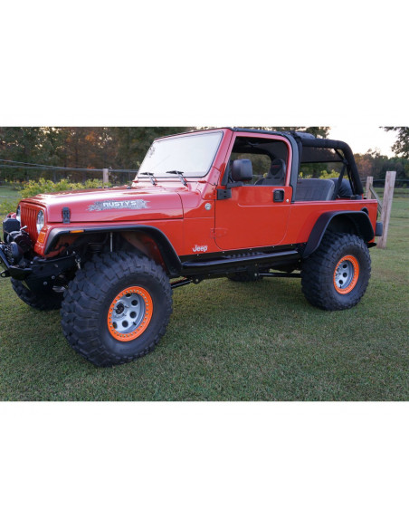 ARMADURA DE ESTRIBOS RUSTY'S ROCKER ARMOR JEEP LJ WRANGLER UNLIMITED 2003-2006