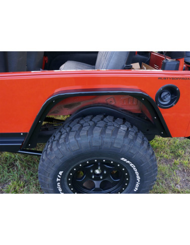 GUARDABARROS TRASEROS DE ACERO RUSTY'S JEEP TJ / LJ WRANGLER 1997-2006