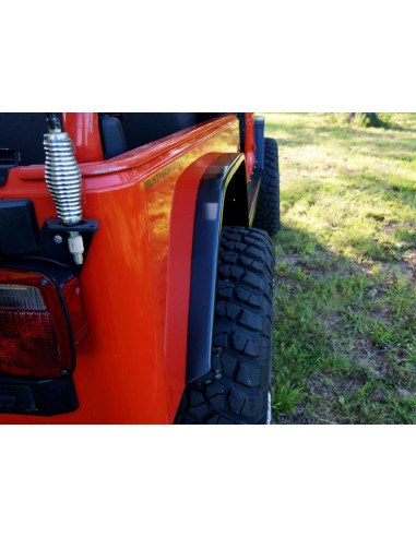 GUARDABARROS TRASEROS DE ACERO RUSTY'S JEEP TJ / LJ WRANGLER 1997-2006