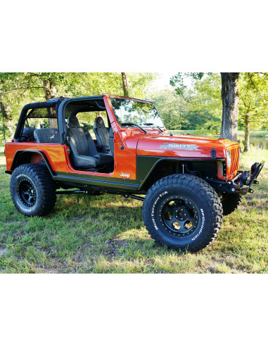PAQUETE COMPLETO DE GUARDABARROS RUSTY'S OFFROAD JEEP TJ / LJ WRANGLER 1997-2006