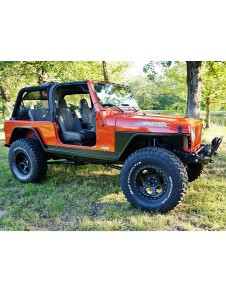 PAQUETE COMPLETO DE GUARDABARROS RUSTY'S OFFROAD JEEP TJ / LJ WRANGLER 1997-2006