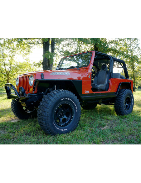 PAQUETE COMPLETO DE GUARDABARROS RUSTY'S OFFROAD JEEP TJ / LJ WRANGLER 1997-2006