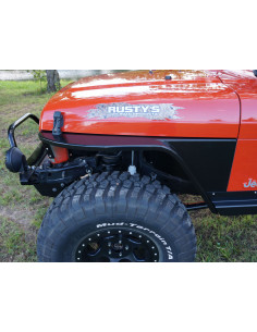 GUARDABARROS DELANTEROS DE ACERO RUSTY'S JEEP TJ / LJ WRANGLER 1997-2006