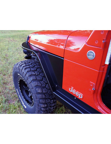 GUARDABARROS DELANTEROS DE ACERO RUSTY'S JEEP TJ / LJ WRANGLER 1997-2006