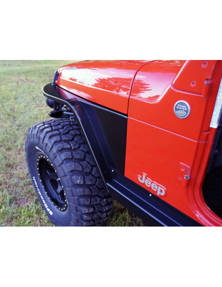 GUARDABARROS DELANTEROS DE ACERO RUSTY'S JEEP TJ / LJ WRANGLER 1997-2006