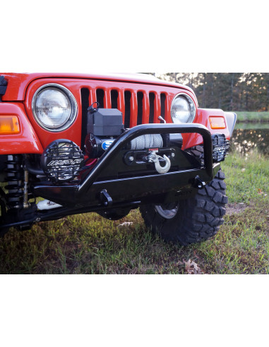 PARAGOLPES DELANTERO TRAIL RUSTY'S YJ WRANGLER 44 PULGADAS CON BARRA PRE-RUNNER