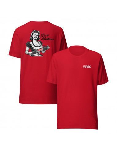 CAMISETA RETRO PSC "SIZE MATTERS" PIEDRA / 3XL