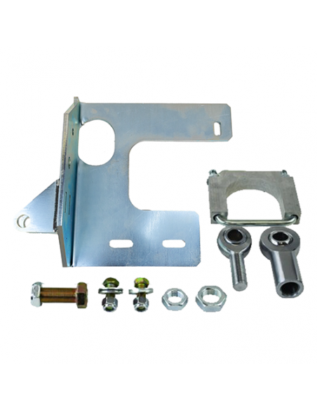 KIT SOPORTE CILINDRO ASISTENCIA SIN SOLDADURA JEEP WRANGLER JK 2007-2018 - 1-1/2" CON ABRAZADERA