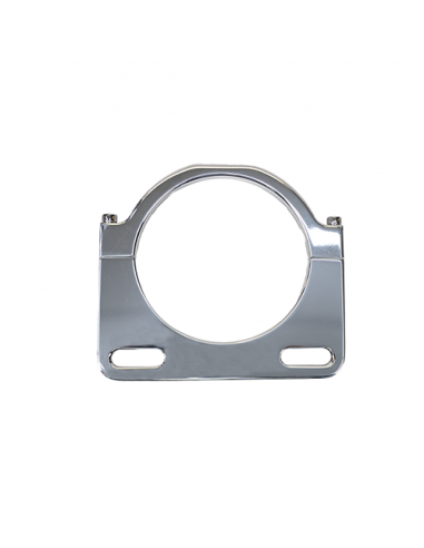 SOPORTE MONTAJE DEPOSITO REMOTO PSC - ABRAZADERA DOS PIEZAS ALUMINIO NEGRO ANODIZADO