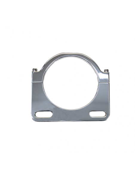 SOPORTE MONTAJE DEPOSITO REMOTO PSC - ABRAZADERA DOS PIEZAS ALUMINIO NEGRO ANODIZADO