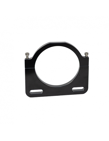 SOPORTE MONTAJE DEPOSITO REMOTO PSC - ABRAZADERA DOS PIEZAS ALUMINIO NEGRO ANODIZADO