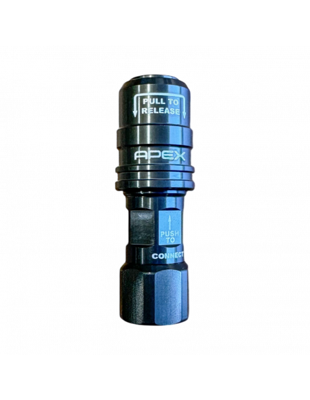 APEX BOQUILLA PUSH-ON ALTO CAUDAL 1/4 NPT HEMBRA FLUJO DUAL