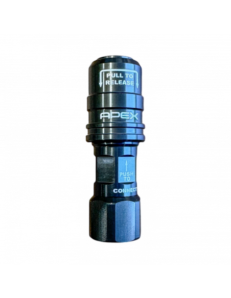 APEX BOQUILLA PUSH-ON ALTO CAUDAL 1/4 NPT HEMBRA FLUJO DUAL
