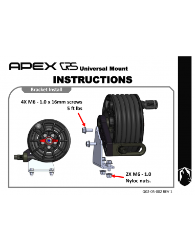APEX SOPORTE DE MONTAJE UNIVERSAL CRS