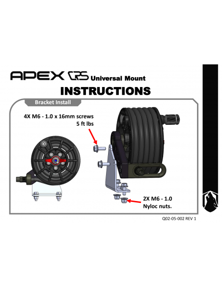 APEX SOPORTE DE MONTAJE UNIVERSAL CRS