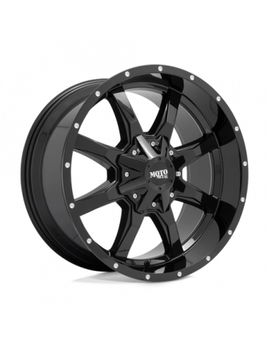 MO970 16X8 8X6.5 G-BLK MILL LIP 00MM