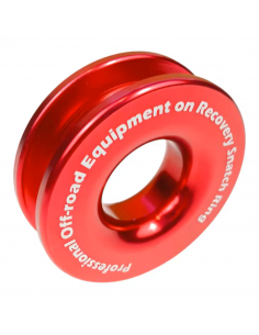 Polea de reenvío ligera para cable de plasma OFFROAD roja