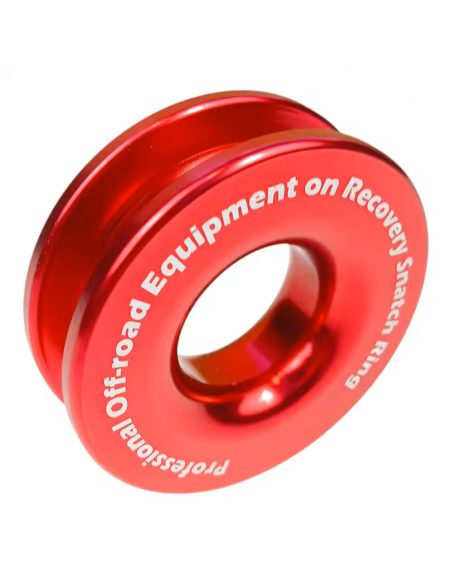 Polea de reenvío ligera para cable de plasma OFFROAD roja
