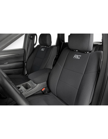 ROUGH COUNTRY INTERIOR Neoprene Seat Covers | Jeep Grand Cherokee WK2