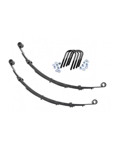 ROUGH COUNTRY Front Leaf Springs 3" Lift Pair | Jeep Grand Wagoneer | Jeep J10 | Jeep J20