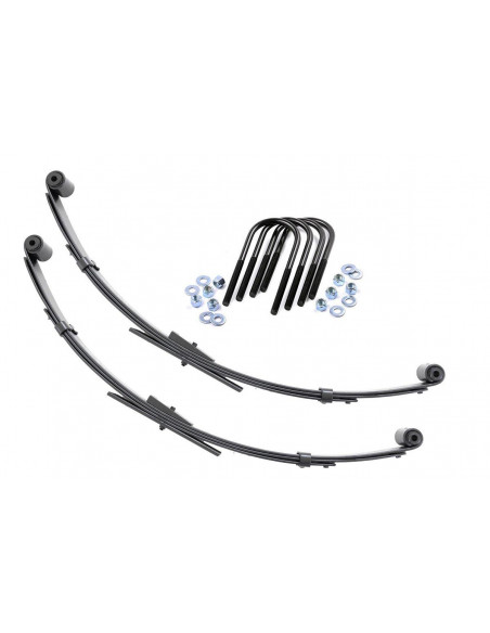 ROUGH COUNTRY Rear Leaf Springs 2.5" Lift Pair | Jeep Wrangler YJ