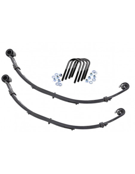 ROUGH COUNTRY Rear Leaf Springs 4" Lift Pair | Jeep CJ5 | Jeep CJ7 | Jeep Scrambler