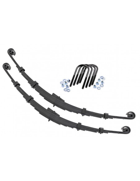 ROUGH COUNTRY Rear Leaf Springs 2.5" Lift Pair | Jeep CJ5 | Jeep CJ7
