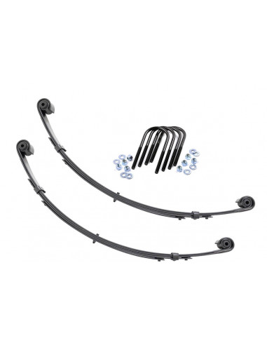 ROUGH COUNTRY Ballestas Delanteras 4" Military...