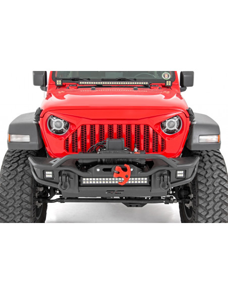 ROUGH COUNTRY 9" DRL Halo LED Headlights DOT Approved | Jeep Wrangler JL | Jeep Gladiator JT