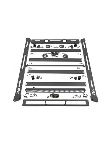 ROUGH COUNTRY ROOF RACK Black Series Lights |...