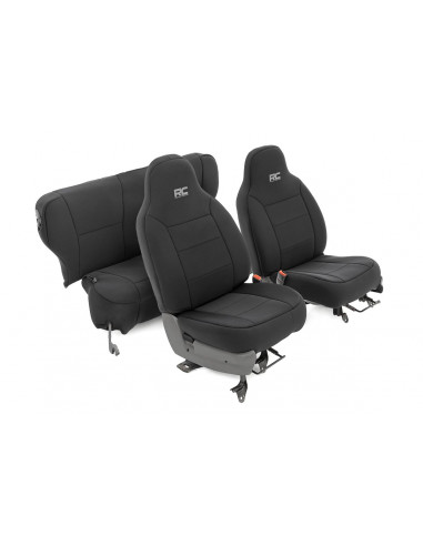ROUGH COUNTRY Seat Covers Front and Rear...