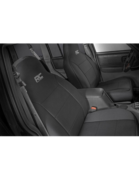 ROUGH COUNTRY Seat Covers Front & Rear Neoprene | Jeep Cherokee XJ